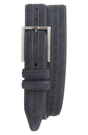 Men's Nordstrom Men's Shop Auburn Suede Belt