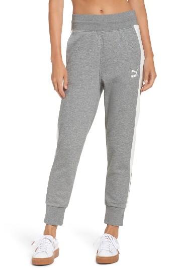 Women's Puma Archive T7 Sweatpants - Grey