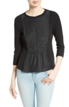 Women's Rebecca Taylor Mixed Media Top