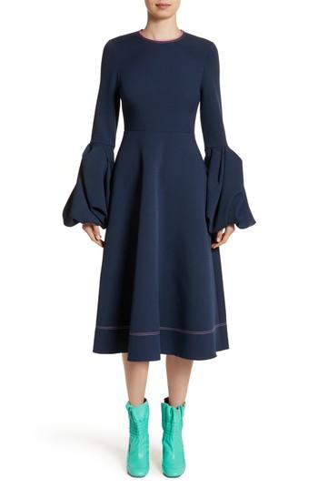 Women's Roksanda Aylin Bell Sleeve Dress Us / 6 Uk - Blue