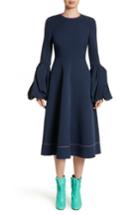 Women's Roksanda Aylin Bell Sleeve Dress Us / 6 Uk - Blue
