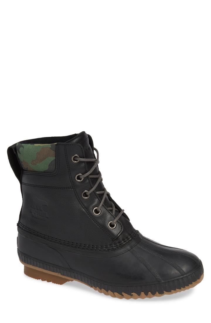 Men's Sorel Cheyanne Ii Waterpoof Duck Boot M - Black