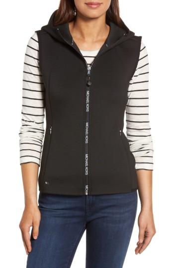 Women's Michael Michael Kors Hooded Neoprene Vest