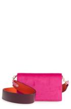Diane Von Furstenberg Soiree Velvet Convertible Crossbody Bag - Pink