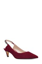 Women's Nine West Quassin Slingback Pump M - Burgundy
