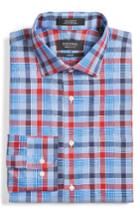 Men's Nordstrom Men's Shop Trim Fit Plaid Dress Shirt