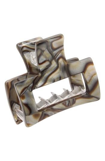 France Luxe Small Cutout Jaw Clip, Size - Metallic