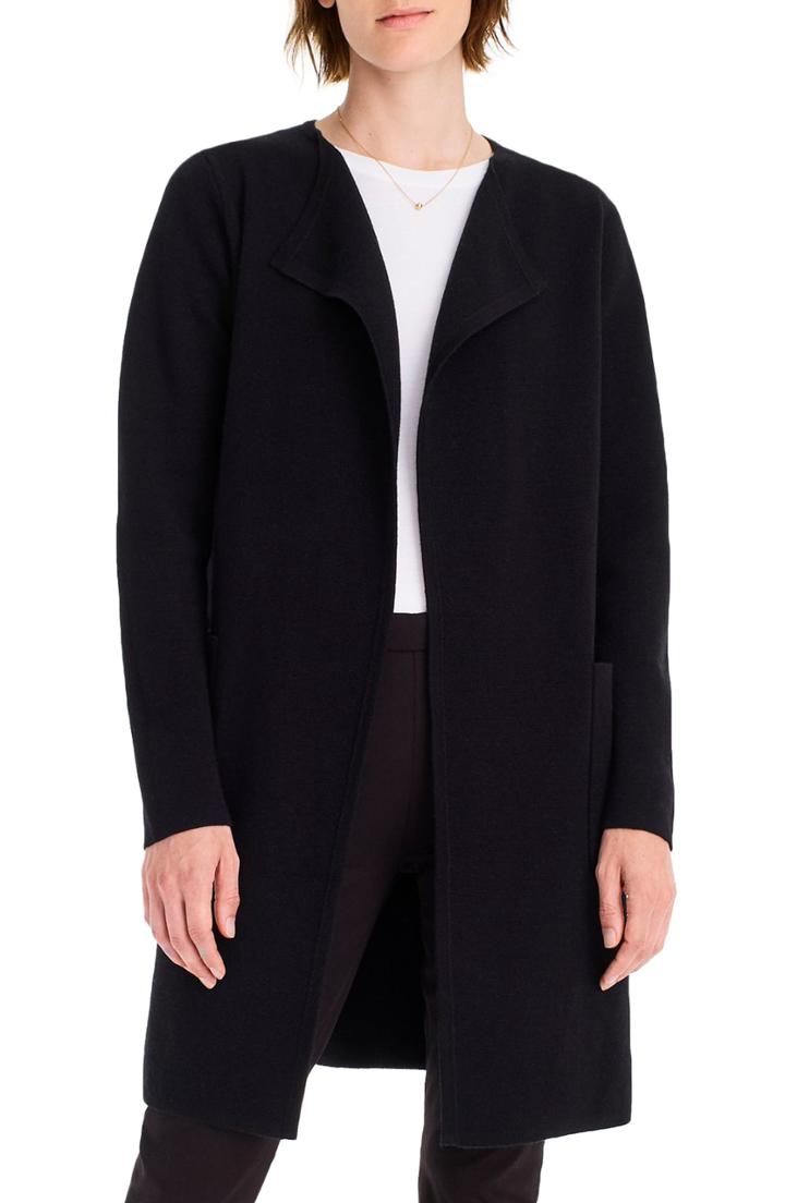 Women's J.crew Juliette Collarless Sweater Blazer