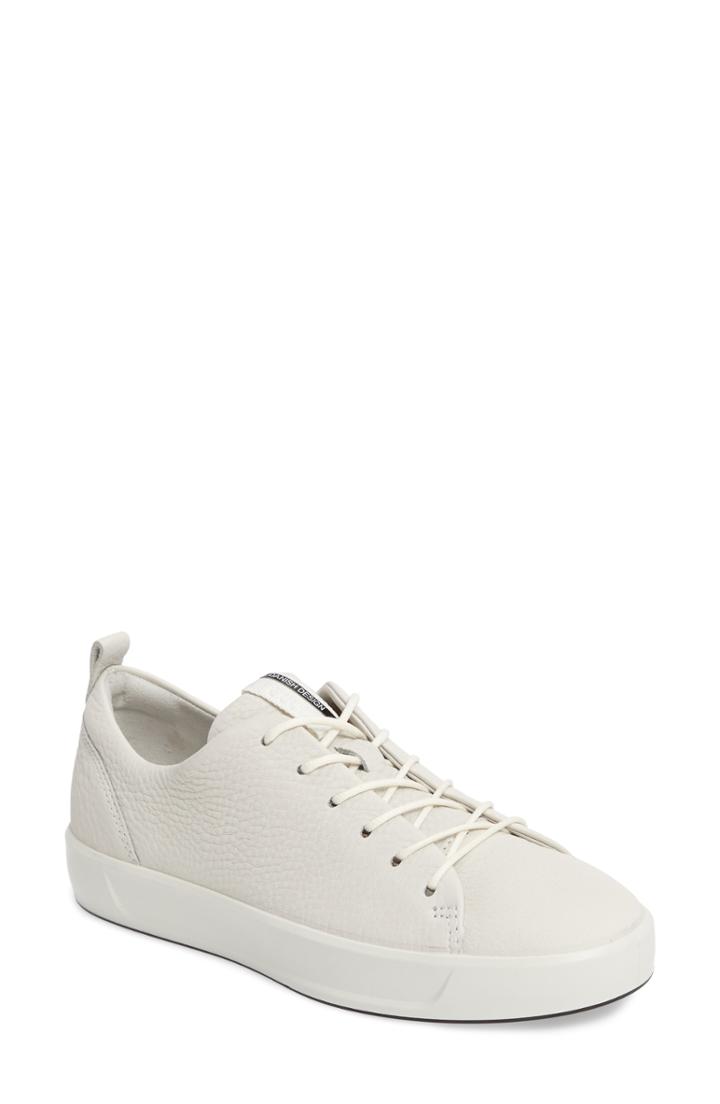 Women's Ecco Soft 8 Sneaker -6.5us / 37eu - White