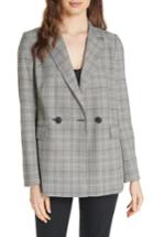 Women's Kate Spade New York Mod Plaid Jacket - Grey