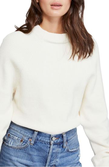 Women's Free People Too Good Sweater - White