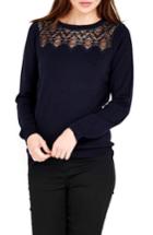 Women's Wallis Lace Yoke Pullover