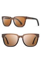 Men's Shwood 'prescott' 52mm Titanium & Wood Sunglasses -