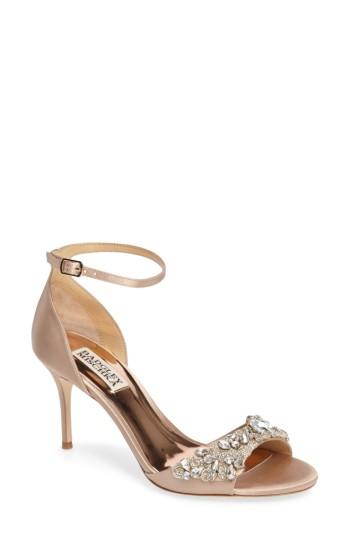 Women's Badgley Mischka Bankston Sandal .5 M - Beige