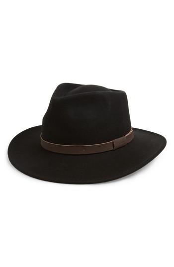 Men's Barbour Bushman Fedora - Black