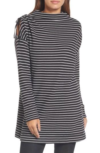 Women's Caslon Open Shoulder Sweatshirt Tunic