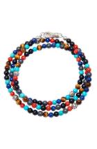Men's Nialaya Mykonos Multistrand Wrap Bracelet