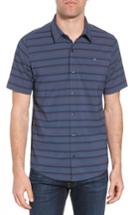 Men's Travis Mathew Quiver Fit Sport Shirt, Size Small - Blue