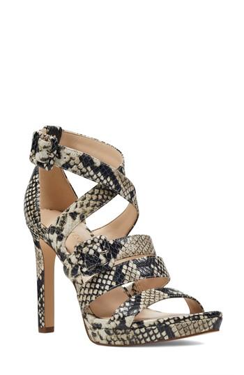 Women's Nine West Tarykah Strappy Sandal M - White