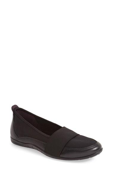 Women's Ecco 'bluma' Slip-on Sneaker -4.5us / 35eu - Black