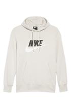 Men's Nike Heritage Logo Hoodie R - Grey