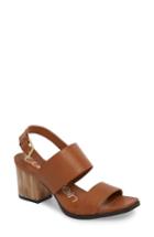 Women's Calvin Klein Rosemary Block Heel Sandal M - Brown