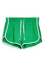 Women's Topshop Nep Runner Shorts Us (fits Like 0-2) - Green