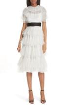 Women's Needle & Thread Tiered Tea Length Tulle Dress - White