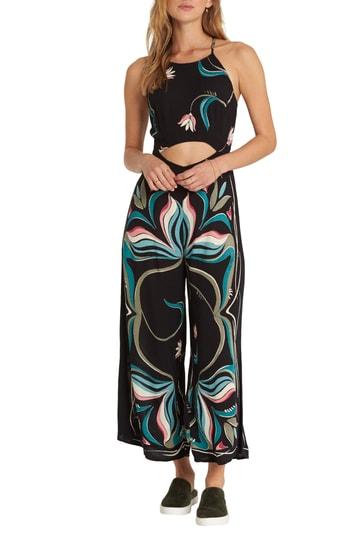 Women's Billabong One Up Cutout Jumpsuit - Black