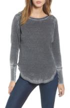 Women's Bp. Stripe Knit Mock Neck Top, Size - Ivory