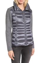 Women's Vince Camuto Mixed Media Down Jacket