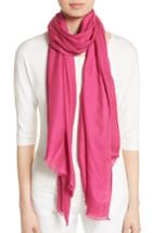 Women's Max Mara Upupa Silk Scarf, Size - Pink