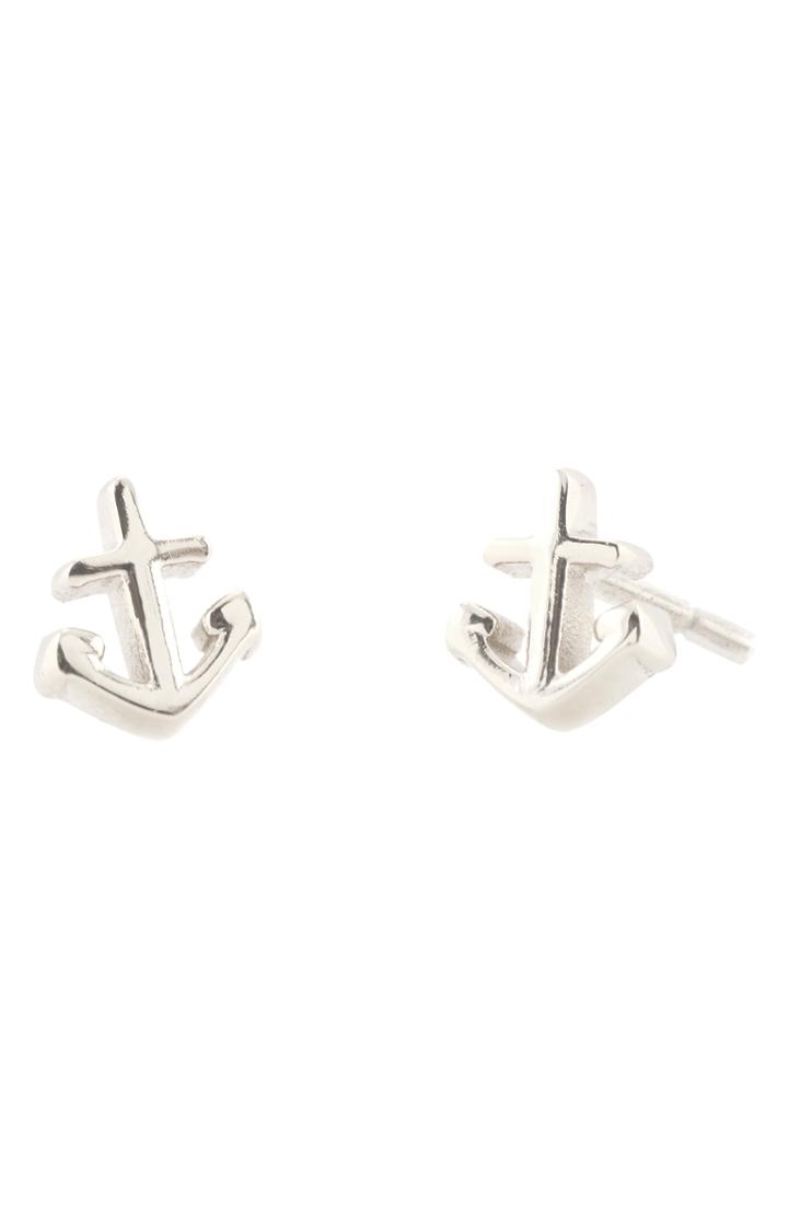 Women's Kris Nation Anchor Stud Earrings