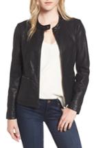 Women's Cupcakes And Cashmere Dolly Faux Leather Jacket - Black