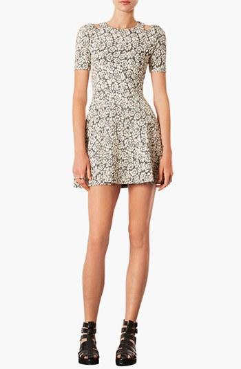 Topshop Cutout Jacquard