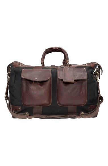 Men's Will Leather Goods Traveler Duffel Bag - Black