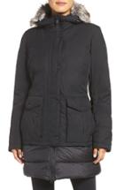 Women's The North Face Tuvu Water Repellent Parka With Faux Fur Trim - Black