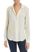 Women's Equipment Adalyn Print Silk Shirt - Yellow