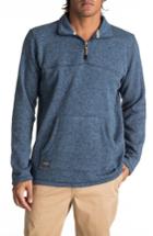Men's Quiksilver Waterman Collection Mormont Quarter Zip Pullover - Blue
