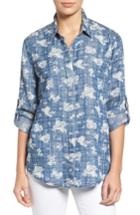 Women's Kut From The Kloth Phoenix Print Chambray Shirt