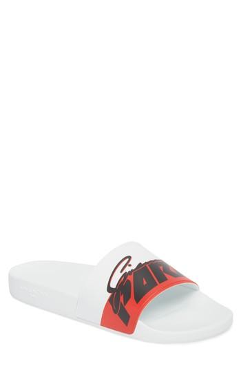 Men's Givenchy Gv Motocross Pool Slide Us / 40eu - White