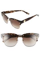 Women's Mcm 55mm Retro Sunglasses - Shiny Gold/ Tortoise