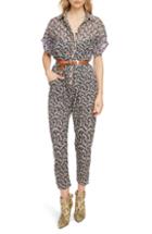 Women's Isabel Marant Etoile Lindsie Print Jumpsuit Us / 44 Fr - Pink