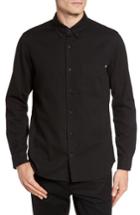 Men's Baldwin William Oxford Sport Shirt, Size - Black