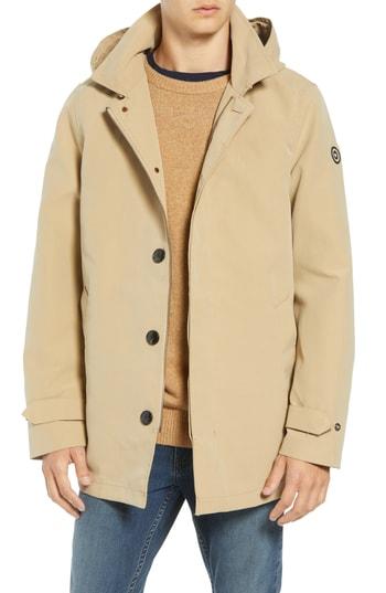 Men's Scotch & Soda Fishtail Parka With Detachable Hood - Beige