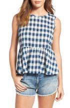 Women's Current/elliott The Peplum Tank - Blue