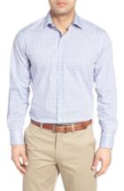 Men's Tailorbyrd Boxwood Print Sport Shirt - Purple