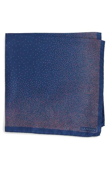 Men's Lanvin Dot Silk Pocket Square