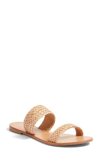 Women's Joie A La Plage 'sable' Leather Slip-on Sandal .5us / 39.5eu - Beige