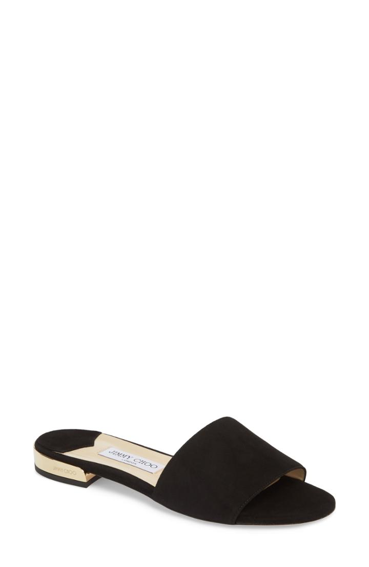 Women's Jimmy Choo Joni Slide Sandal .5us / 35.5eu - Black